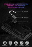 Zanderlyn Samsung Note 20 Ultra 5G Case with Kickstand and Metal Ring - Shockproof Samsung Note 20 Ultra 5G Case Military Grade Drop Tested - Slim Dual Layer Samsung Galaxy Note 20 Ultra Case - Black
