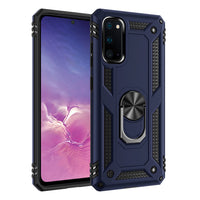 Zanderlyn Samsung S20 FE 5G Case with Kickstand and Metal Ring - Shockproof Samsung S20 FE 5G Case Military Grade Drop Tested - Slim Dual Layer Samsung Galaxy S20 FE Case - Blue